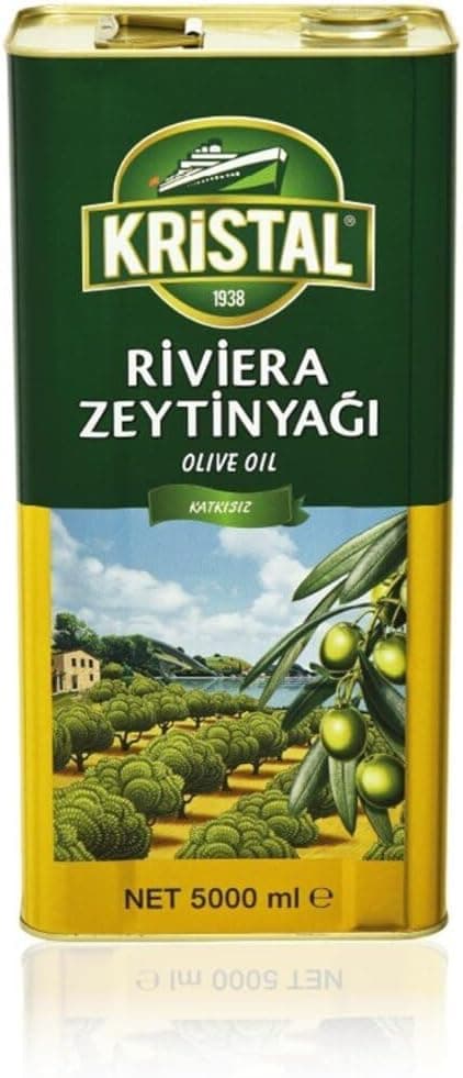 روغن زیتون کریستال ریویرا ۵ لیتری